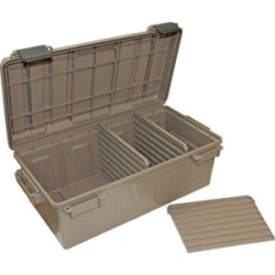 MTM Ammo Crate Divided Utility Box Dark Earth