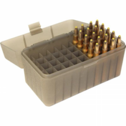 MTM Flip Top Ammo Box for .270 Win/30-06/25-06 Clear Smoke