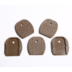 TangoDown Vickers Tactical Magazine Floor Plates for Glock 5pk Tan